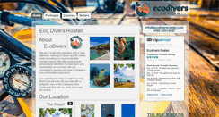 Desktop Screenshot of ecodiversroatan.com